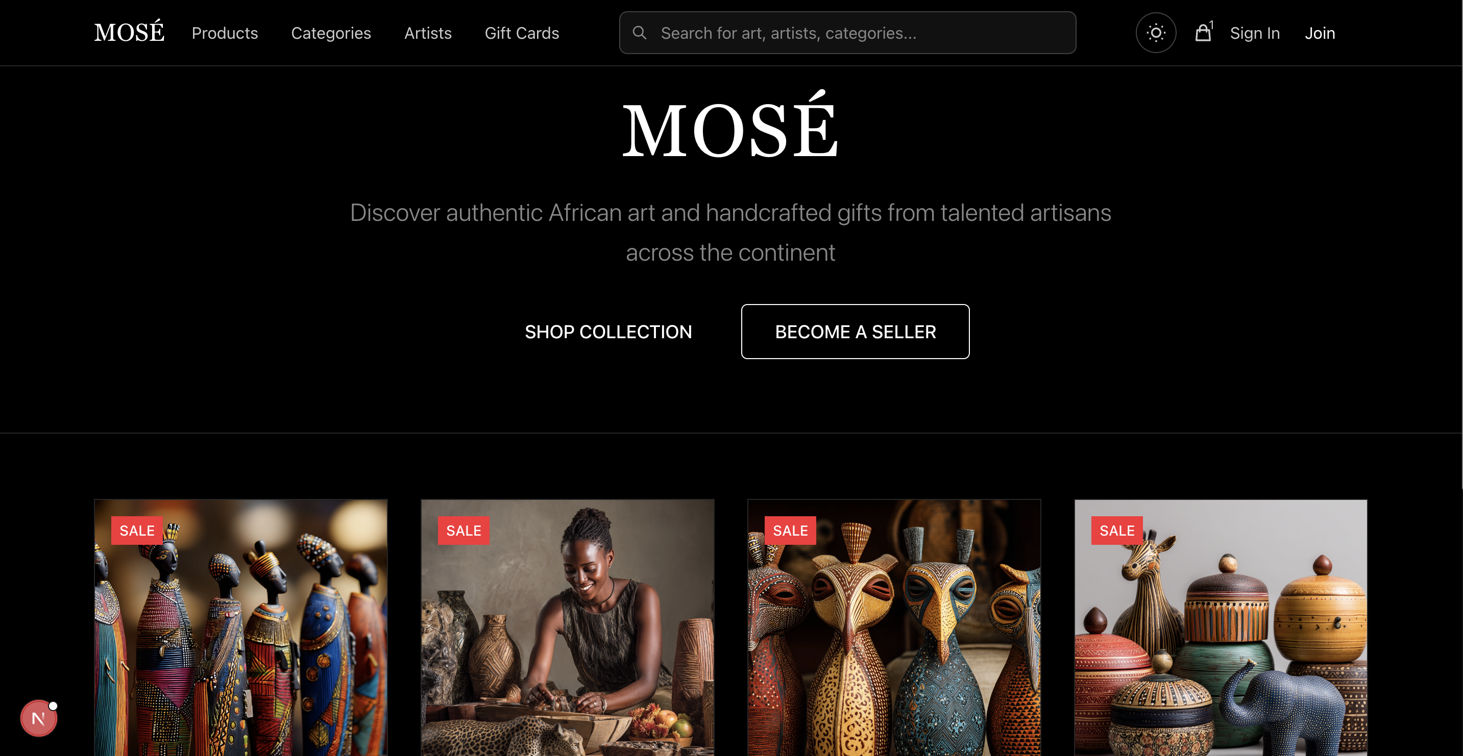 MOSÉ — screenshot