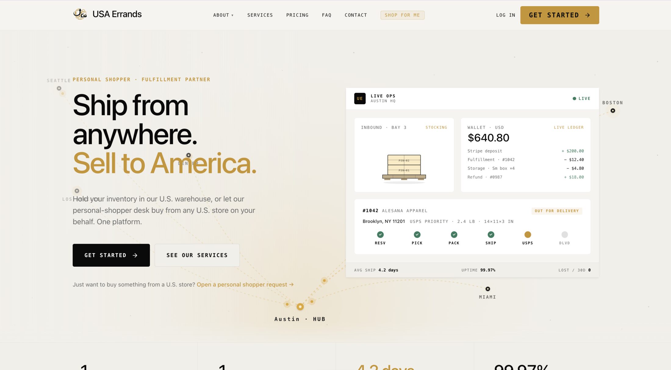 USA Errands — screenshot